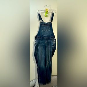 Size 14 Torrid dark blue jean overalls